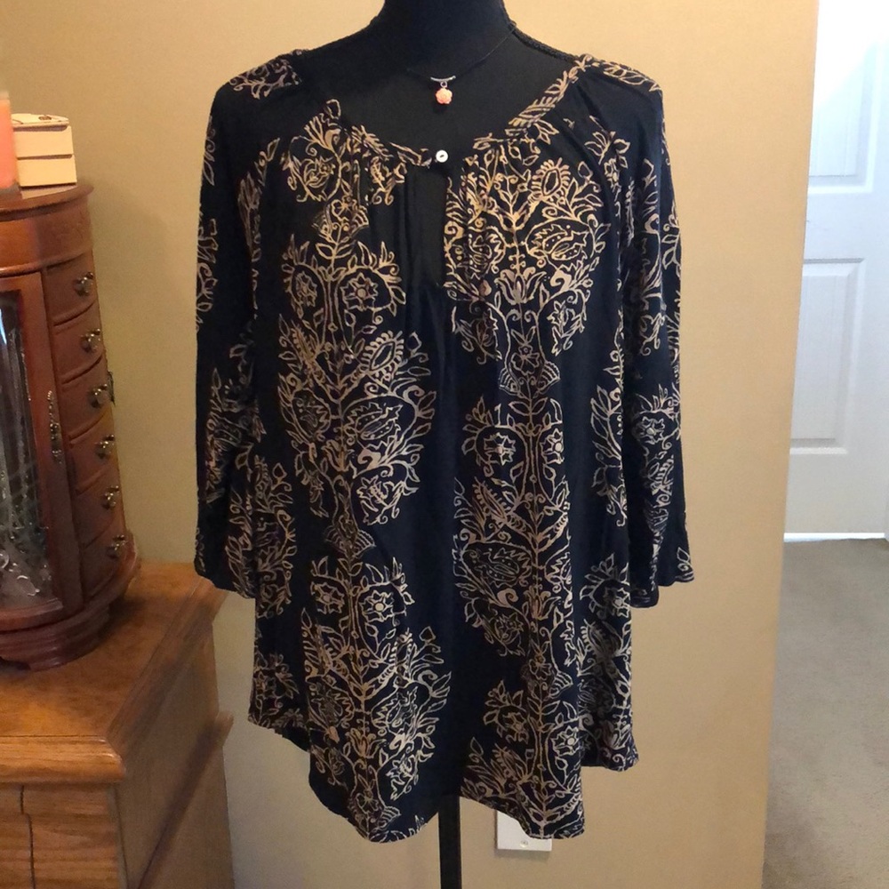 Lucky Brand floral print top